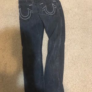 True religion black jeans